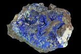 Sparkling Azurite and Malachite Crystal Cluster - Morocco #128170-1